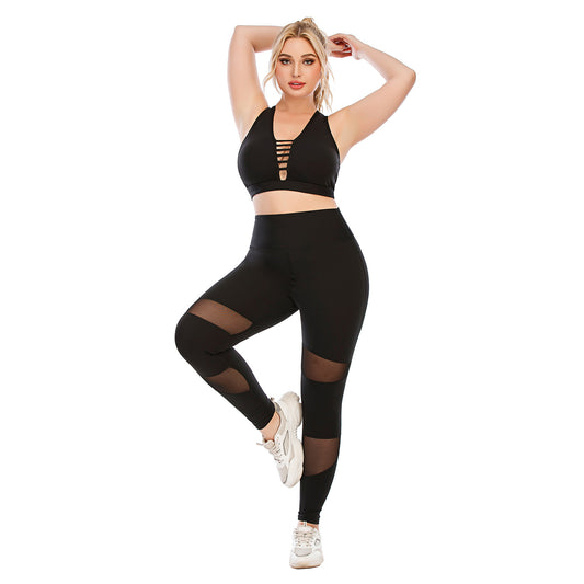 Plus Size Workout Clothes Suit-Stylish and Comfortable Yoga Tight Fit
