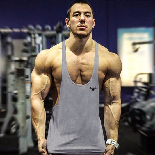 Men's Fitness Fashion Personality Vest for a Trendy Workout Look