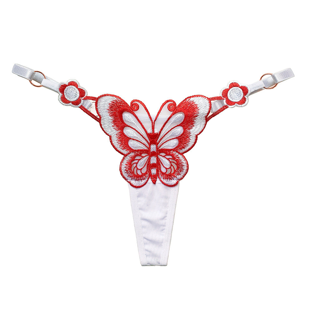 Butterfly Element Low Waist Shorts for Trendy Fashionistas