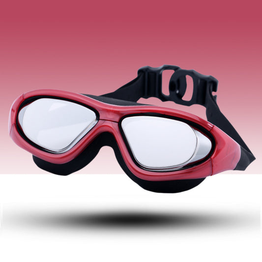 Waterproof Silicone Anti-Fog Swimming Goggles with Clear Vision