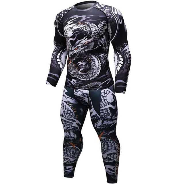Men's Sport Suit for Running, Sportswear and Yoga Set