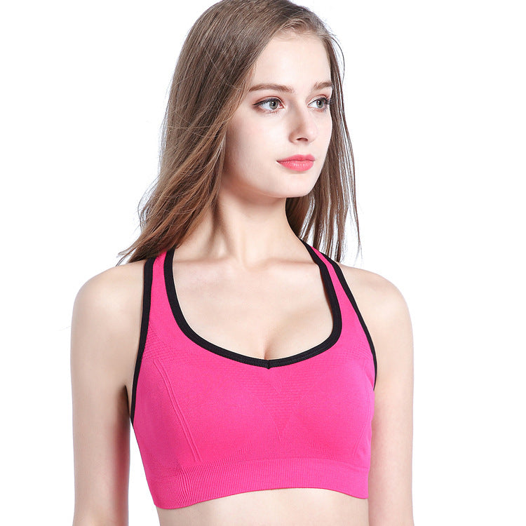 No Rims Shockproof Sports Bra-Perfect for Running, Fitness and Yoga