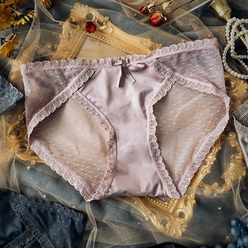Omen's Transparent French Lace Underwear-Embrace Elegance and Intrigue