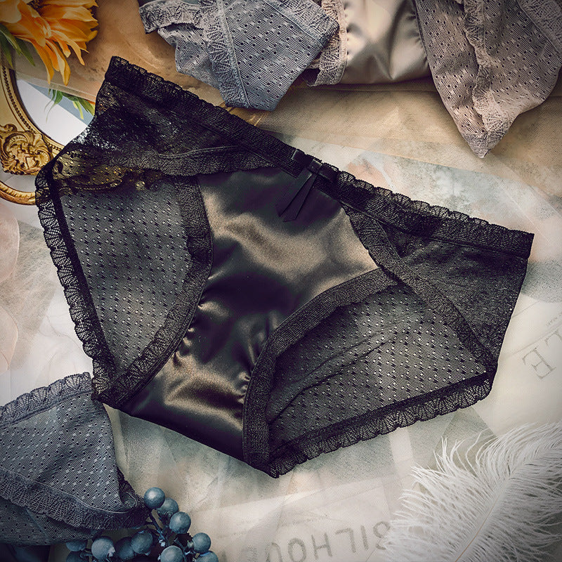 Omen's Transparent French Lace Underwear-Embrace Elegance and Intrigue