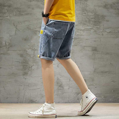 Thin Denim Shorts for Men–Embrace Comfort in Loose-Fitting Pants