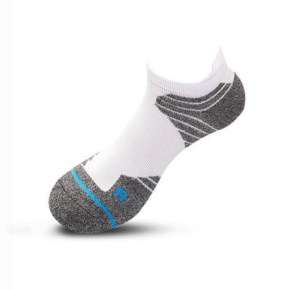 Elite Men's Sports Socks with Low Cut and Thick Towel Bottom