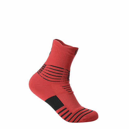 Elite Men's Sports Socks with Low Cut and Thick Towel Bottom