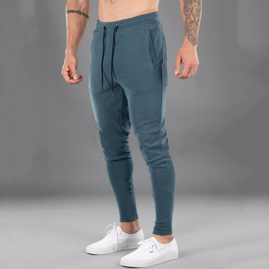 Men's Casual Sports Pants with Cotton Comfort and Stretchy Skinny Fit