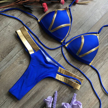 Bronzing Bikini for a Shimmering and Stylish Seaside Look