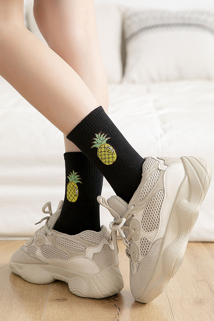 Fruit Pile Socks for a Playful and Comfy Touch to Your Style