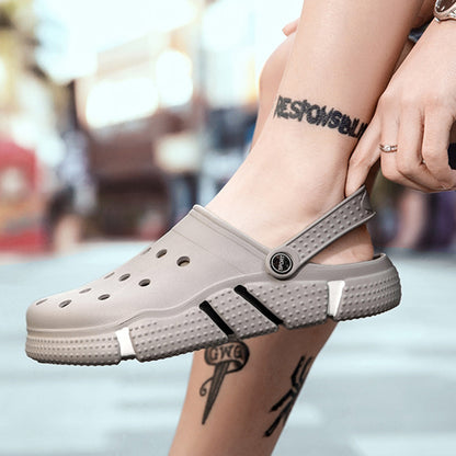 Men's Sandals with Hole Shoes for Cool and Casual Beach Slippers