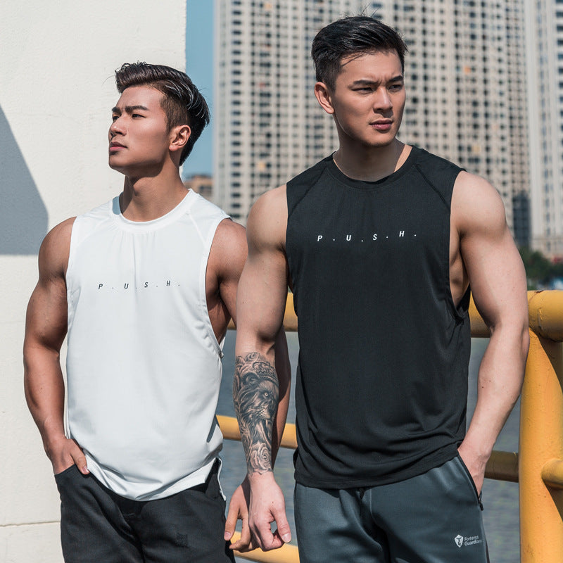 Sweat-Absorbing and Breathable Sleeveless Fitness Clothes for Training