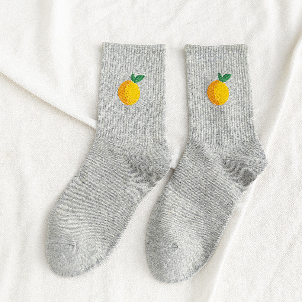 Fruit Pile Socks for a Playful and Comfy Touch to Your Style