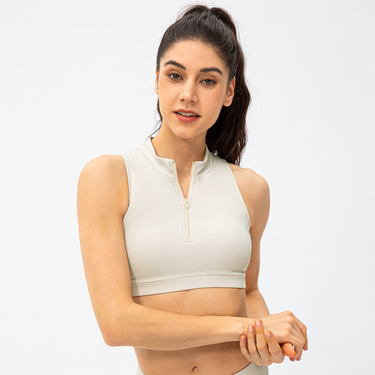 Hollow Out Sports Bra with Comfortable Chest Cushion for fitness