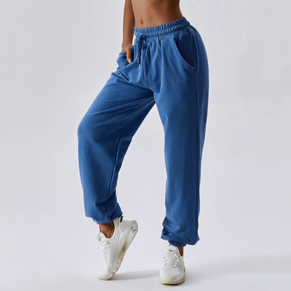 Women's Outdoor Waist-Loose Sports Pants for Comfort and Style