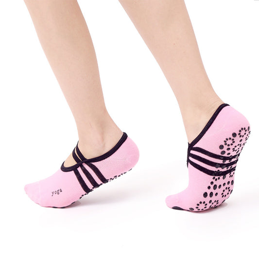 Non-Slip Ballet-Style Yoga Socks for Fitness and Dance