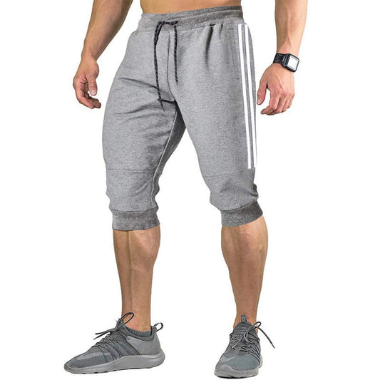 Casual Running Training Jogging Cropped Pants-Comfortable and Stylish