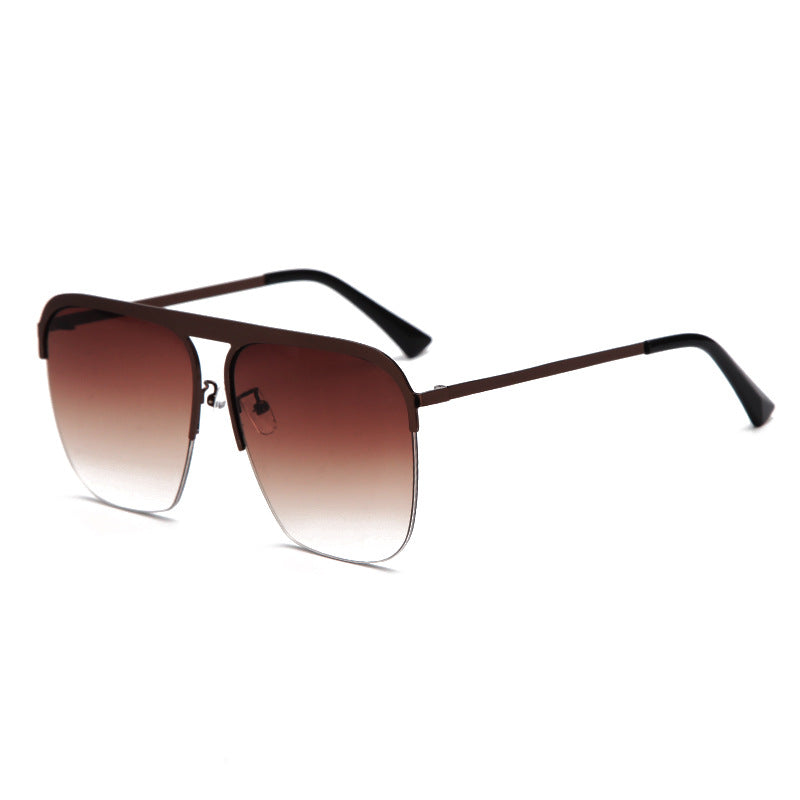 Half Frame Fashion Trend Sunglasses for a Stylish Look