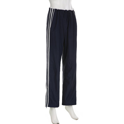 Women's Baggy Casual Striped Sports Pants-Stay Stylish and Comfortable