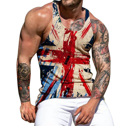 Men's Pit Strip Vest for a Sleek and Sporty Look