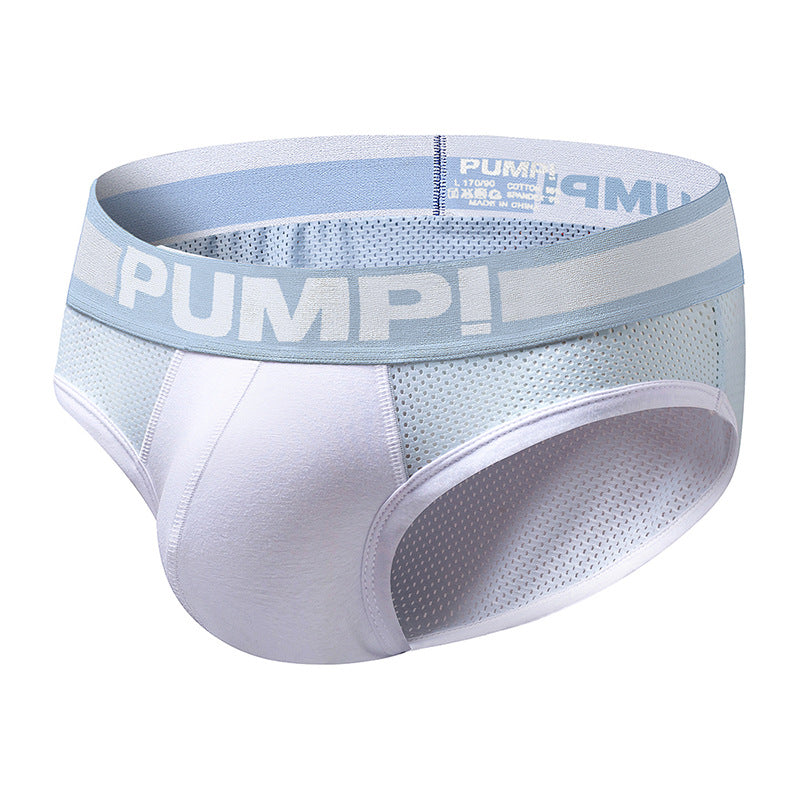 Men's Low Waist Briefs with Dried Shrimp Supply for Breathable Appeal