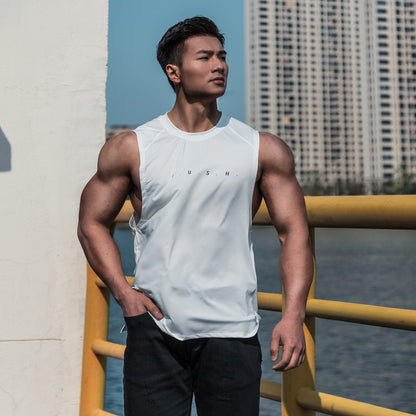 Sweat-Absorbing and Breathable Sleeveless Fitness Clothes for Training