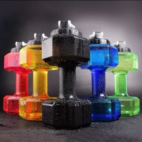 Creative Dumbbell Fitness Water Bottle-Stay Hydrated with Convenience