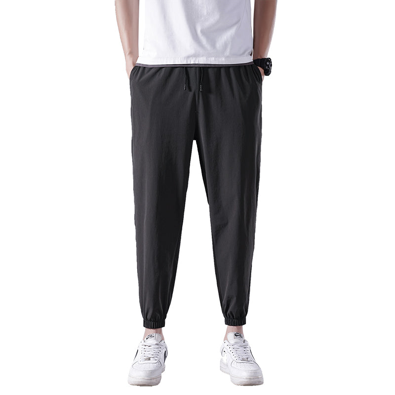 Men's Ice Silk Casual Sports Pants for Cool and Casual Vibes