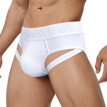 Men's Low Waist Cotton Breathable Briefs for Stylish Ease