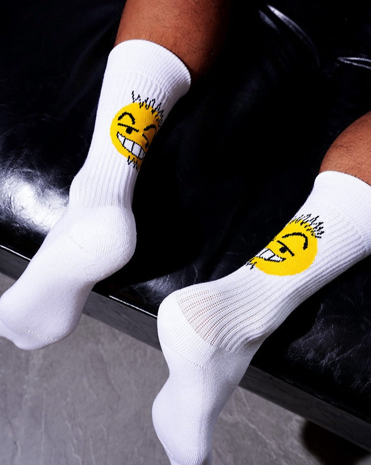 Smiley Sports Fitness Socks-Keep Your Spirits High During Workouts