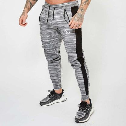 Splicing Zipper Slim-Fit Running Pants-Stylish and Comfortable
