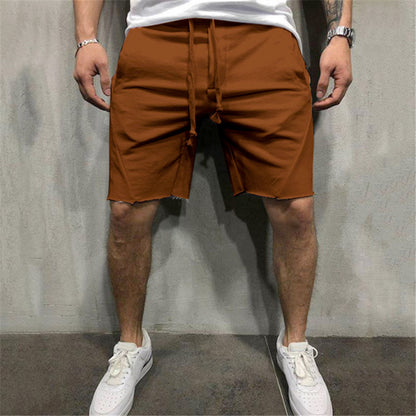 Fitness Men's Solid Color Shorts for Comfort and Performance