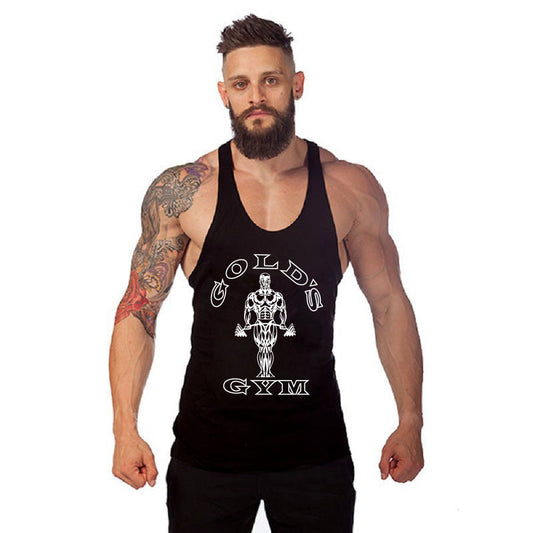 Men's Sleeveless Waistcoat Vest for Sporty Comfort with Fitness Style