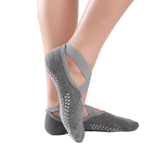 Cross Belt Yoga Socks-Stylish and Supportive Footwear