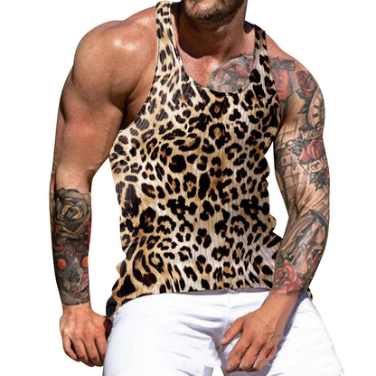 Men's Pit Strip Vest for a Sleek and Sporty Look