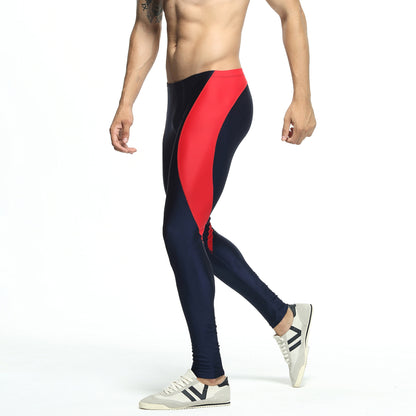 Nylon Men's Ninth Gym Pants-Comfortable and Stylish Activewear