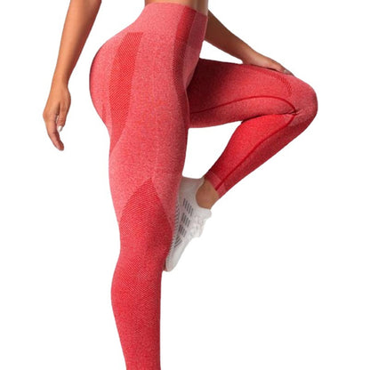 Women's Seamless High Waist Yoga Pants for Fitness and Running