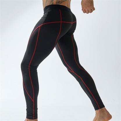 Men's Elastic Tight Workout Sports Pants-Comfortable and Stylish