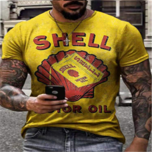 Men's Casual Short Sleeve T-shirt-Comfortable and Stylish