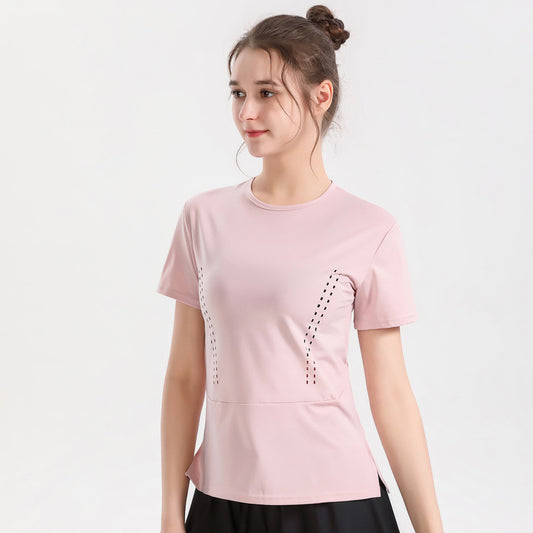 Breathable Loose Short-sleeved Top for Running and Fitness