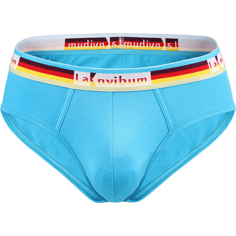 Rainbow Rubber Band Cotton Briefs-Colorful and Comfortable Underwear