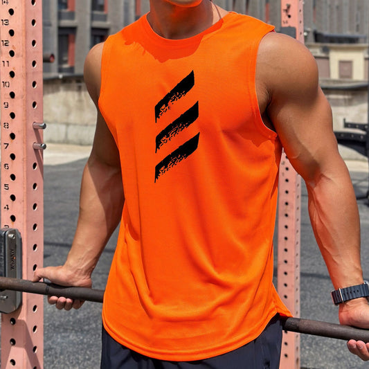 Men's Casual Quick-Drying Mesh Bottoming Shirt for Active Living