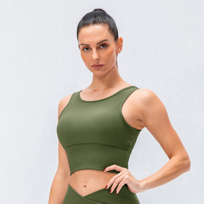 Women's Breathable Tight Sports Yoga Vest for Fitness Enthusiasts