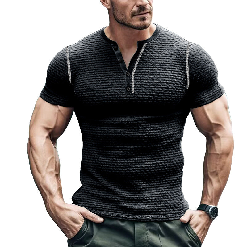 Men's Slim Fit Breathable Sports T-shirt-Stay Cool and Active