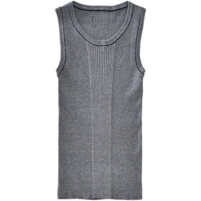 Men's Tank Top-Vintage-inspired Outerwear for Athletic Style