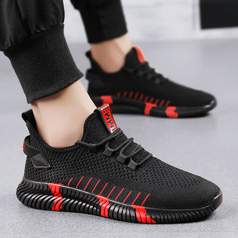 Men's Breathable Mesh Sneakers for Comfortable Running