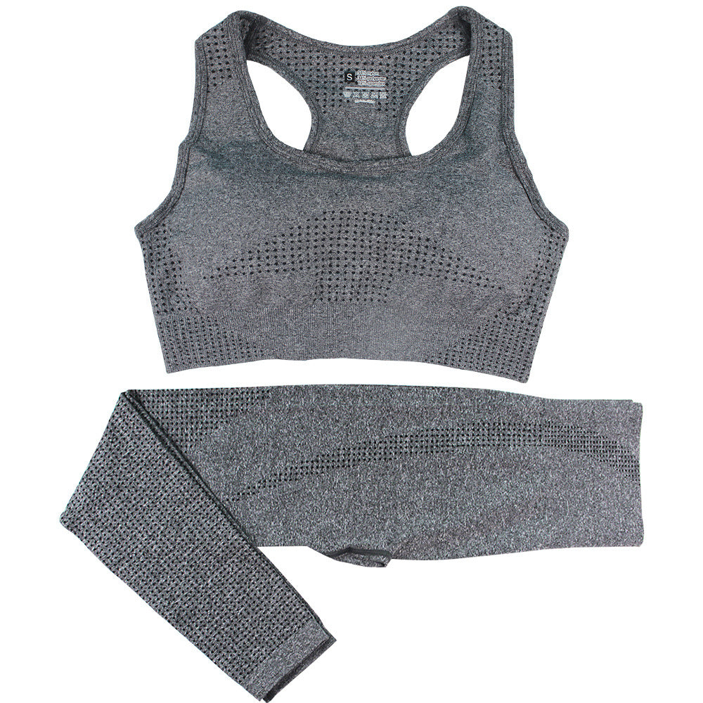 Complete Fitness Set for Women-Leggings and Crop Top Sportswear