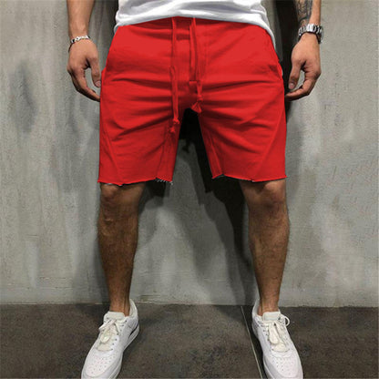 Fitness Men's Solid Color Shorts for Comfort and Performance
