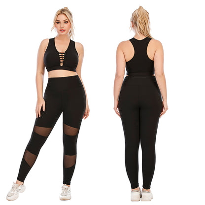 Plus Size Workout Clothes Suit-Stylish and Comfortable Yoga Tight Fit