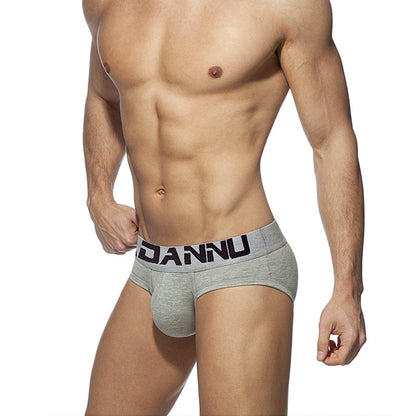 Men's Trendy Low Waist Cotton Briefs-Stay Stylish and Comfortable